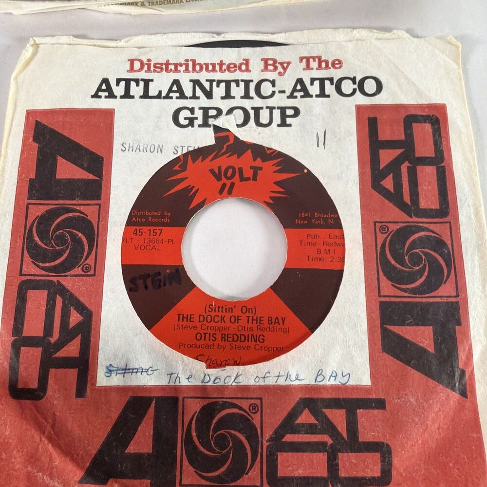 Otis Redding,Volt 137"(Sittin' On)The Dock Of The Bay"US,7"45,1968 hit soul,M